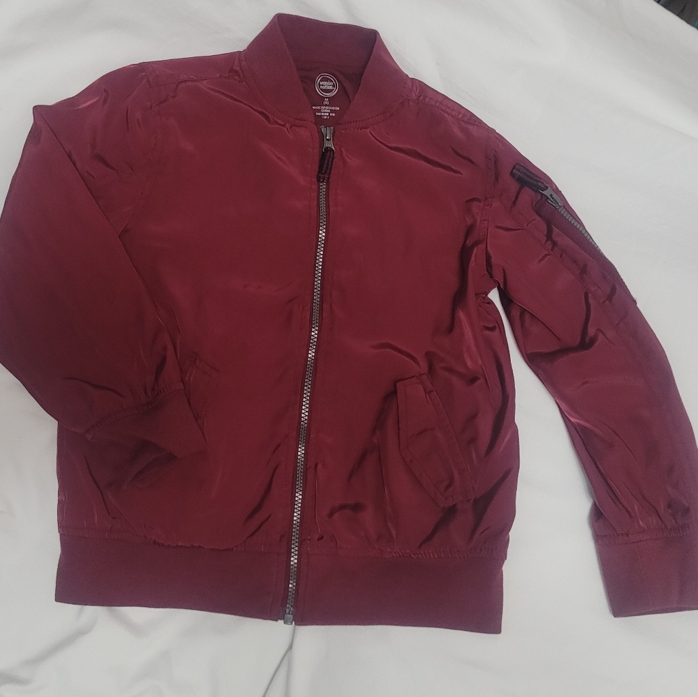 Wonder Nation Burgundy Boys Jacket size Medium